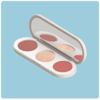 پالت سه کاره رژگونه روشن